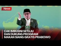 Cak Imin Kini Setuju dan Dukung Program Makan Siang Gratis Prabowo