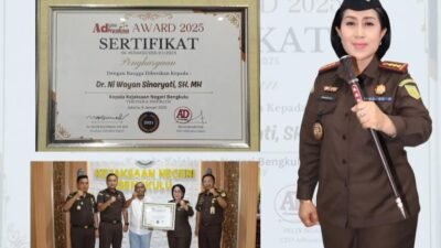 Kajari bengkulu raih penghargaan media adhyaksa digital