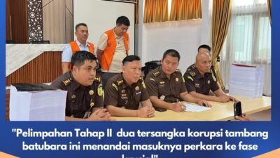 Tahap II Rampung, Penahanan Dua Tersangka Korupsi Batu Bara PT RSM di Perpanjang 