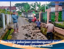 Target Dua Minggu Pembangunan Drainase Kelurahan Sidoreja Dimulai
