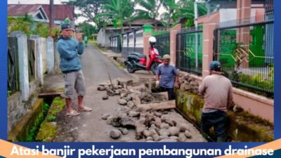 Target Dua Minggu Pembangunan Drainase Kelurahan Sidoreja Dimulai