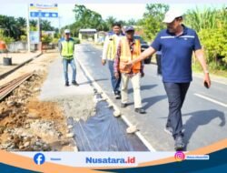 Wagub Bengkulu Pastikan Kualitas Jalan Marga Sakti Sebelat, Warga Air Putih Gelar Syukuran