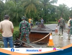 Longsor Jembatan di Teramang Jaya, Akses Pondok Baru–Nanggalo Terbatas
