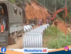 Satgas Gulbencal Kodam I/BB Mulai Pembangunan Jembatan Aramco di Kelurahan Huta Nabolon