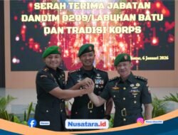 Tongkat Kepemimpinan Dandim 0209/Labuhanbatu Resmi Berganti, Danrem 022/PT Pimpin Sertijab