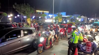 Jalan S. Parman Dipadati Kendaraan, Dishub Kota Bengkulu Terapkan Rekayasa Lalu Lintas Car Free Night