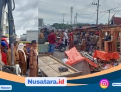 Alat Berat Turun, Satpol PP Kota Bengkulu Tertibkan PKL Membandel di Pasar Panorama