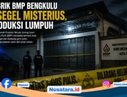 Pabrik BMP Bengkulu Disegel Misterius, Produksi Lumpuh