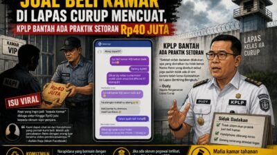 Isu “Jual Beli Kamar” di Lapas Curup Mencuat, KPLP Bantah Ada Praktik Setoran Rp40 Juta