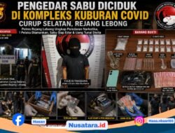Pengedar Sabu Diciduk di Kompleks Kuburan Covid Curup Selatan