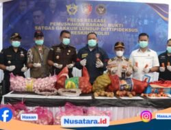 Bareskrim Musnahkan Hortikultura Ilegal di Pontianak, Penyelundup Diburu