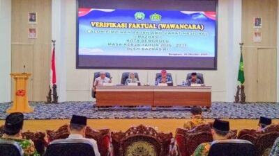 10 Calon Berebut Lima Kursi Pimpinan BAZNAS Kota Bengkulu